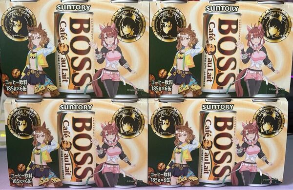 サントリー BOSS カフェオレ Caf au Lait 185ml 24本