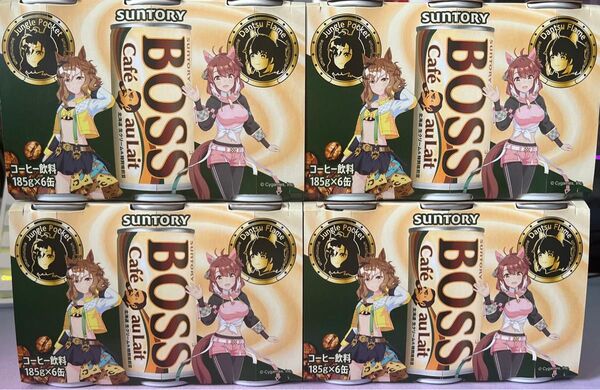 サントリー BOSS カフェオレ Caf au Lait 185ml 24本