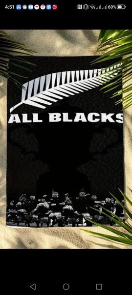 (特価)ALL BLACKS タオル ニュージーランド代表 ラグビー