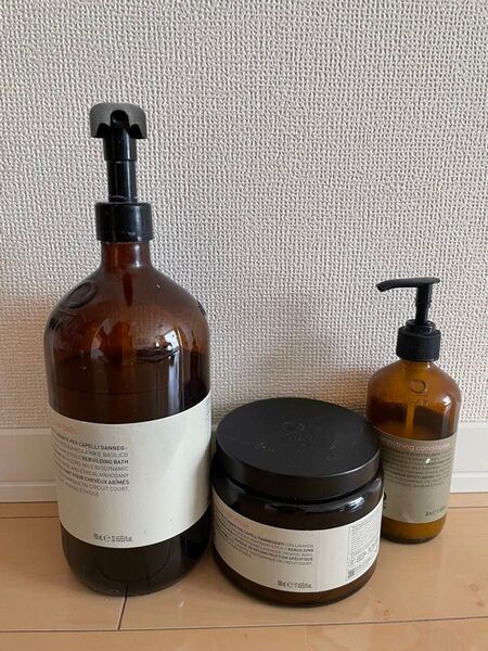 3点セット オーウェイ リビルディング シャンプー&ヘアマスク&スムージングコンディショナー ローランドオーガニック O-WAY