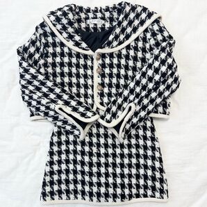 千鳥格子柄セットアップ
