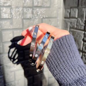 ブレスレット 錆びにくい素材 ステンレス アクセサリー バングル