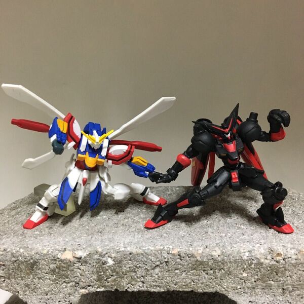 HGガンダムMSセレクション31 ゴッドガンダムvsマスターガンダム