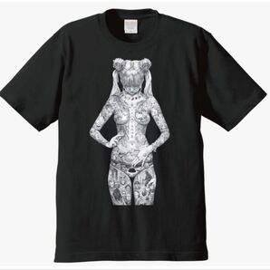 新品未使用 大友昇平 平成聖母Tシャツ 刺青 タトゥー/黒