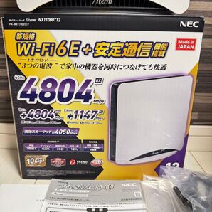 NEC Aterm PA-WX11000T12 無線LAN ルーター Wi-Fi6E ②