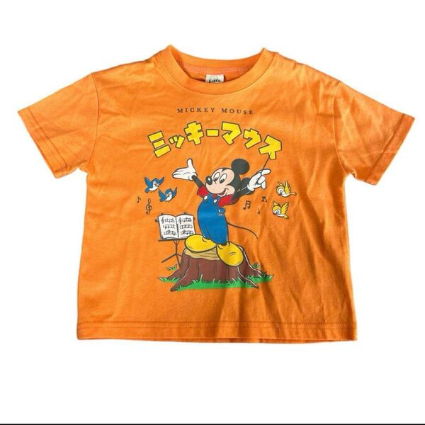 【新品】★ディズニー★ミッキー ★レトロブックコレクション 半袖 90 Tシャツ