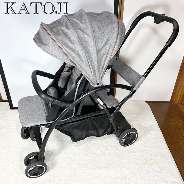 KATOJI カトージ 2人乗りベビーカー 2-Seater 2シーター グレー