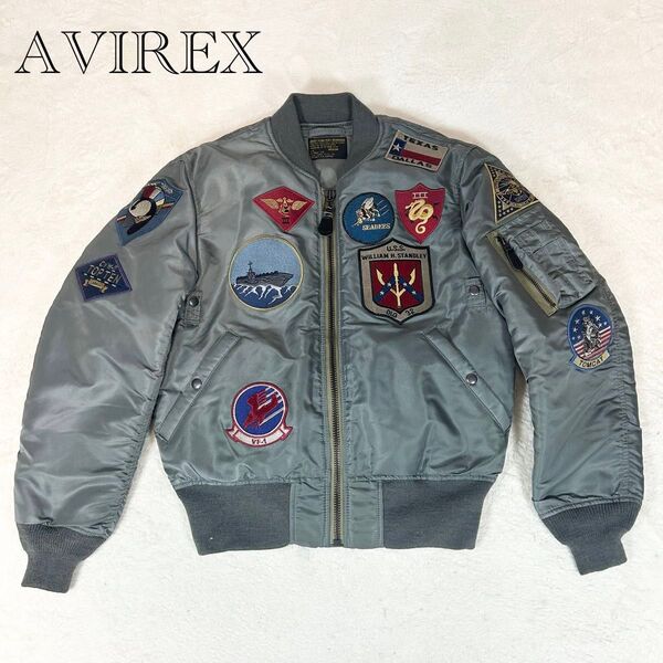 美品!AVIREX TOP GUN MA-1 フライトジャケット ミリタリー M
