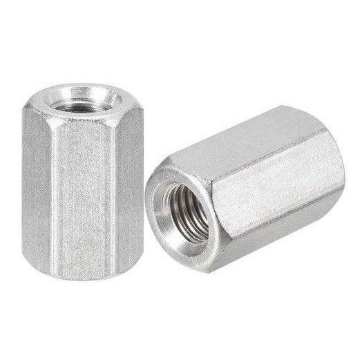 2個セット ステンレス カップリングナット 高ナット 長ナット M12 x 1.75-ピッチ 長さ 30mm