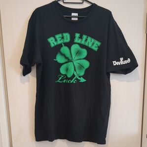 Deviluse レッドライン Tシャツ Lサイズ 黒
