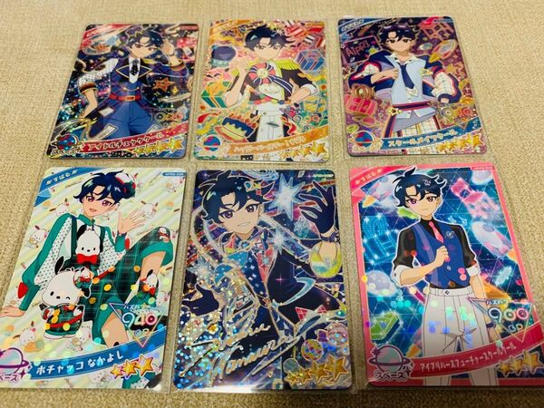 アイプリ すばる 6枚セット 星4 サイン ポチャッコ アイドルチェッククール スクールメイツクール ハッピーバースデー リング