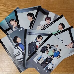 BTS クリアファイル FILA フォト 写真 非売品 8枚セット A4