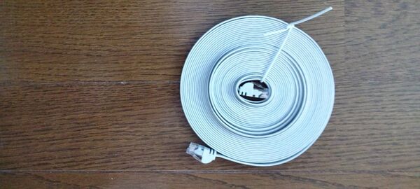 LANケーブル cat6 15m ホワイト