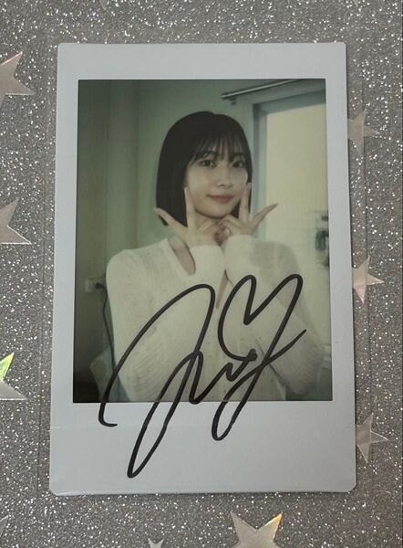 美谷朱里(美谷朱音) 直筆サイン入りチェキ