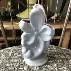  valuable!50*s America antique flower. vase USA made Vintage Mid-century /aro is miscellaneous goods California west coastal area 60*s70*s Hawaii 