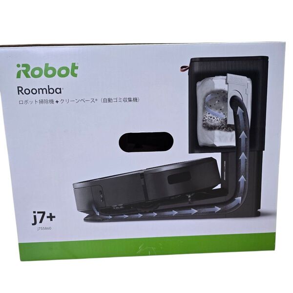 iRobot Roomba j7+ 本体 新品 未開封 未使用 ルンバ 自動ゴミ収集機 アイロボット