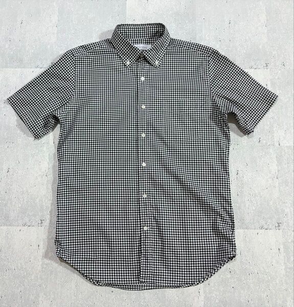 美品 Mサイズ GREEN LABEL RELAXING 半袖シャツ 黒白