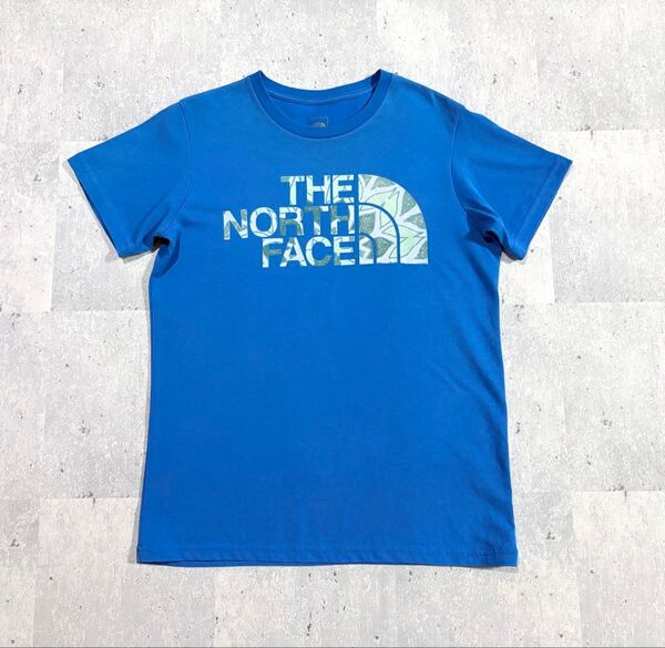 Mサイズ THE NORTH FACE Tシャツ 青 ノースフェイス