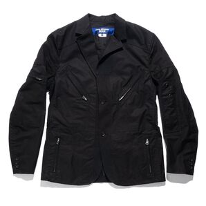 定価以下名作 JUNYA WATANABE MAN ジュンヤワタナベマン ミリタリー ZIP ブレザー テーラードジャケット 黒S