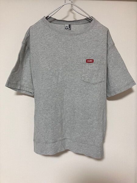CHUMS/チャムス 半袖Tシャツ XL ロゴ ポケット