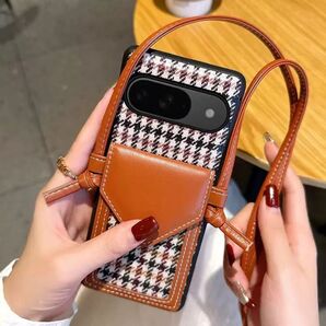 ショルダー用 Google Pixel9Aケース おしゃれ 高級感 カード収納