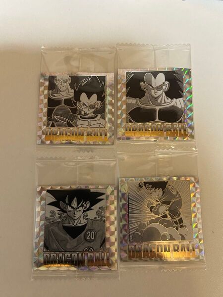 ドラゴンボール 40周年記念 オリジナルイラストレーションシール ウエハース 17 18 19 20