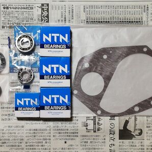 アドレスV125の高品質ミッションベアリングのフルセット 日本製!燃費アップ♪