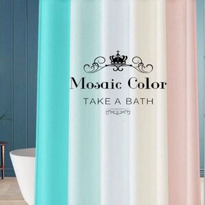 ヨーロッパ クラウン お風呂 バス シャワーカーテン 防水 シャワー カーテン 欧風 イギリス お風呂用品 バスグッズ 英国風 明