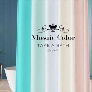 ヨーロッパ クラウン お風呂 バス シャワーカーテン 防水 シャワー カーテン 欧風 イギリス お風呂用品 バスグッズ 英国風 明