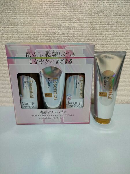 エッセンシャルザビューティ バリアシャンプー 450ml バリアコンディショナー 450ml ヘアトリートメント 200g×2