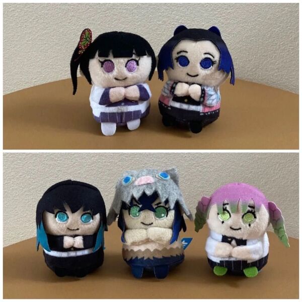〈鬼滅の刃〉ミニミニフレンズ 5体セット 蜜璃 無一郎 伊之助 カナヲ しのぶ