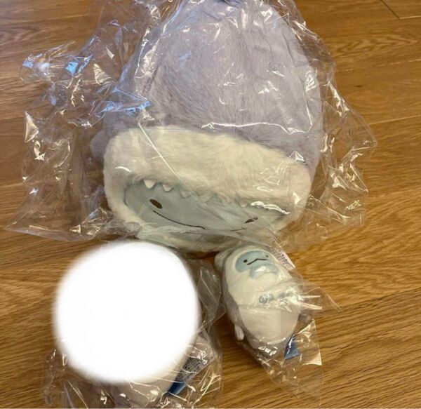 すみっコぐらし 水族館限定 とかげ ぬいぐるみ セット ぶらさげ ふんわり