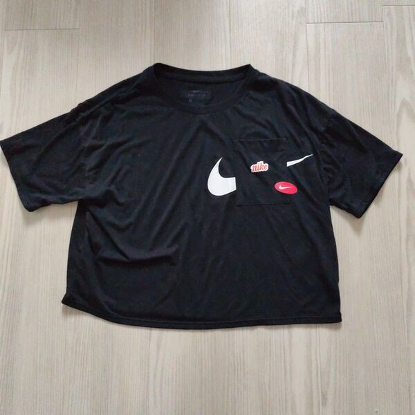 Tシャツ 半袖Tシャツ カットソー ナイキ NIKE ドライフィット 黒 M