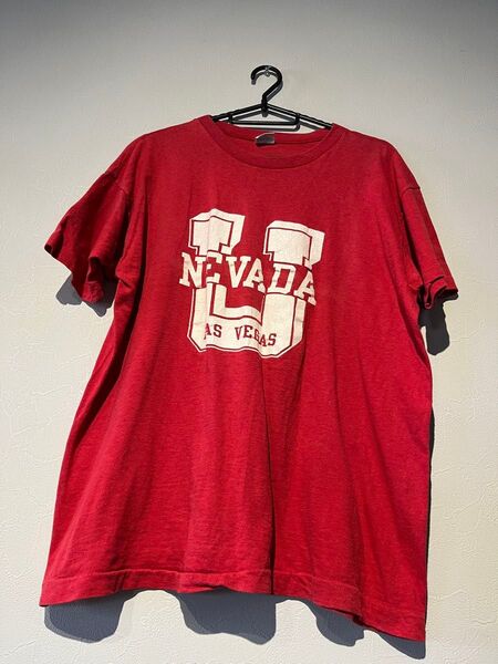 champion 70sタグ バータグ USA製 赤サ 表記XL 半袖Tシャツ アメカジ