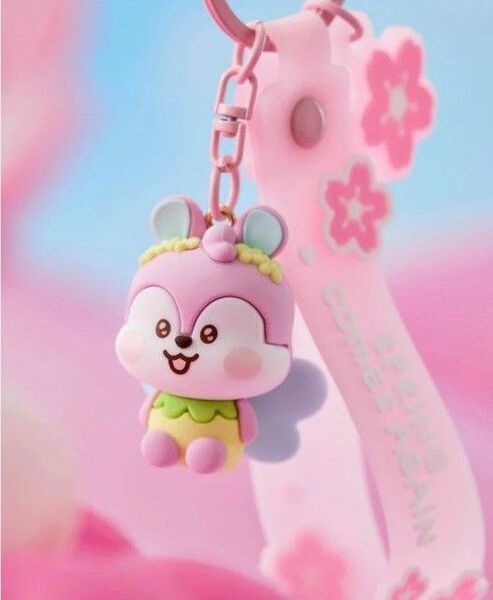 BT21ベビー フィギュア付キーリング(SPRING FAIRY) MANG