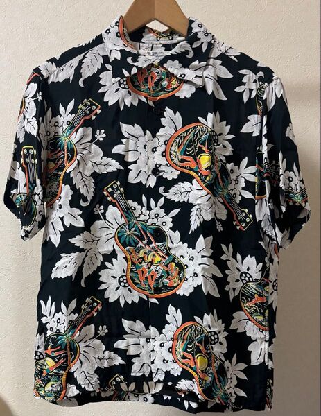 SUN SURF サンサーフ アロハシャツ RAYON レーヨン アロハシャツ ハワイアン 半袖シャツ 総柄 柄 東洋