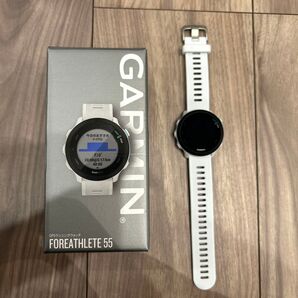 【屋外未使用】ForeAthlete 55 White 010-02562-41 ガーミン GARMIN FOREATHLETE