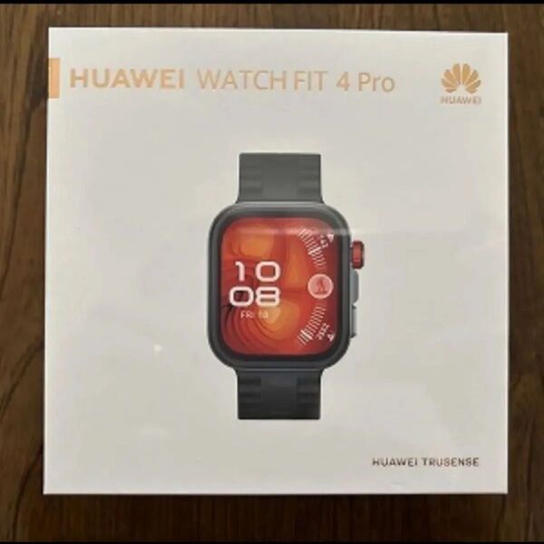 【6/21まで出品】HUAWEI WATCH FIT 4 Pro ブラック 新品未使用 未開封 ファーウェイ スマートウォッチ