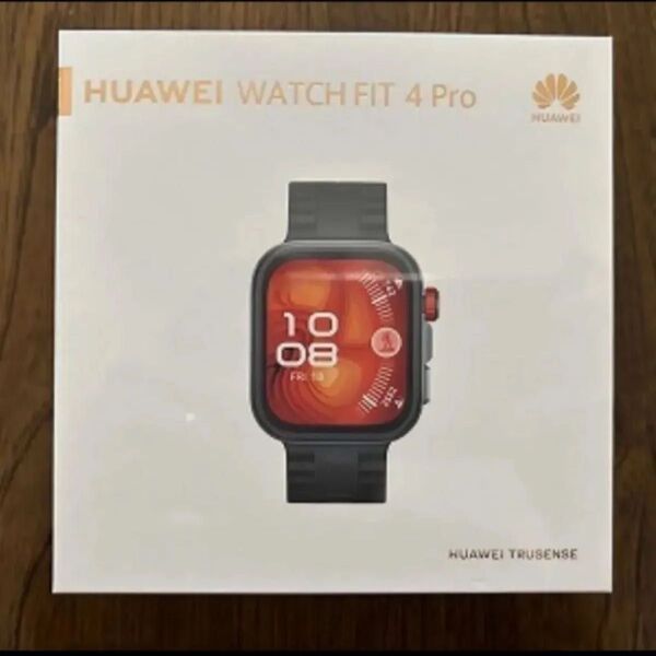 【6/22まで出品】HUAWEI WATCH FIT 4 Pro ブラック 新品未使用 未開封 ファーウェイ スマートウォッチ