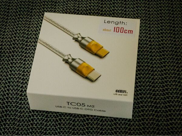 美品 ddHiFi TC05M2 USB-C to USB-C 一方向OTGケーブル 100cm