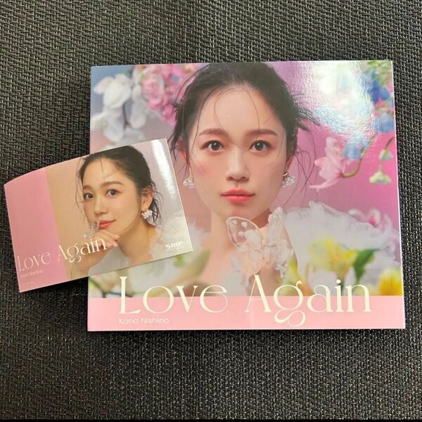 初回生産限定盤 スリーブケース仕様/ステッカーA/フォトブック DVD付 西野カナ CD+DVD/Love Again
