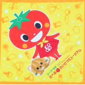 未開封 バンダナ10枚セット コープラボ 食べる たいせつ ミュージアム co-op lab とまとちゃん 大判ハンカチ