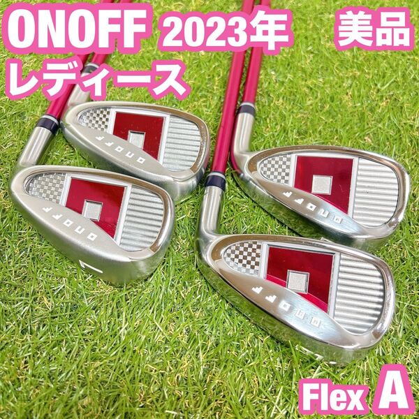 ONOFF オノフ 2023年 ゴルフ アイアンセット レディース 女性