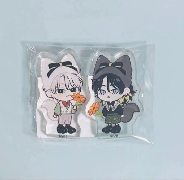 ピンクハートジャム コラボカフェ アクリルブロック 灰賀 金江 セット cafe