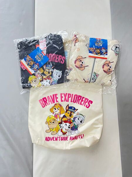 パウパトロール 110 ロンT ウィンドブレーカー バッグ セット 長袖