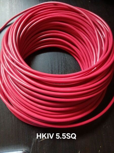 HKIV 5.5SQ 10AWG 赤 15m 2025年製