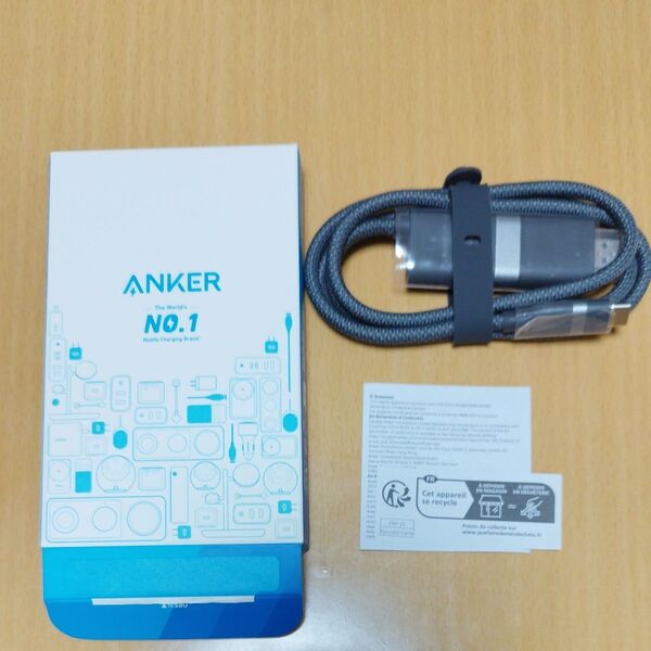 Anker Nano USB-C & HDMI ケーブル (4K, 高耐久ナイロン, 140W) 0.9m