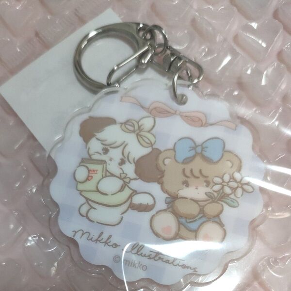 mikko illustrations アクキー アクリルキーホルダー スフレ ラテ サンキューマート