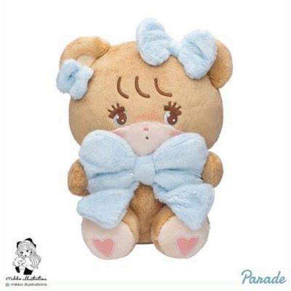 mikko characters 抱きしめおリボンぬいぐるみ ラテ プライズ