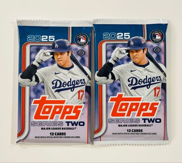 【大谷可能性あり】Topps トップス MLB SERIES 2 2025年版 メジャーリーグ カード Baseball 2パック